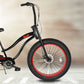 Micargi Slugo SS Beach Cruiser Bike 7-Speed Disc Brake for up to 62 inches 350lbs max load capacity