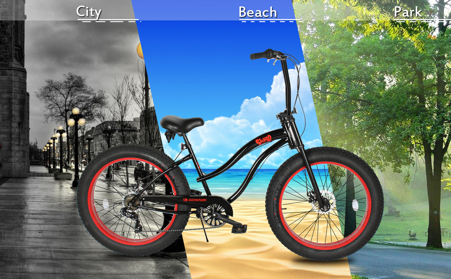 Micargi Slugo Female Beach Cruiser Bike