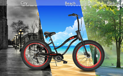 Micargi Slugo Female Beach Cruiser Bike