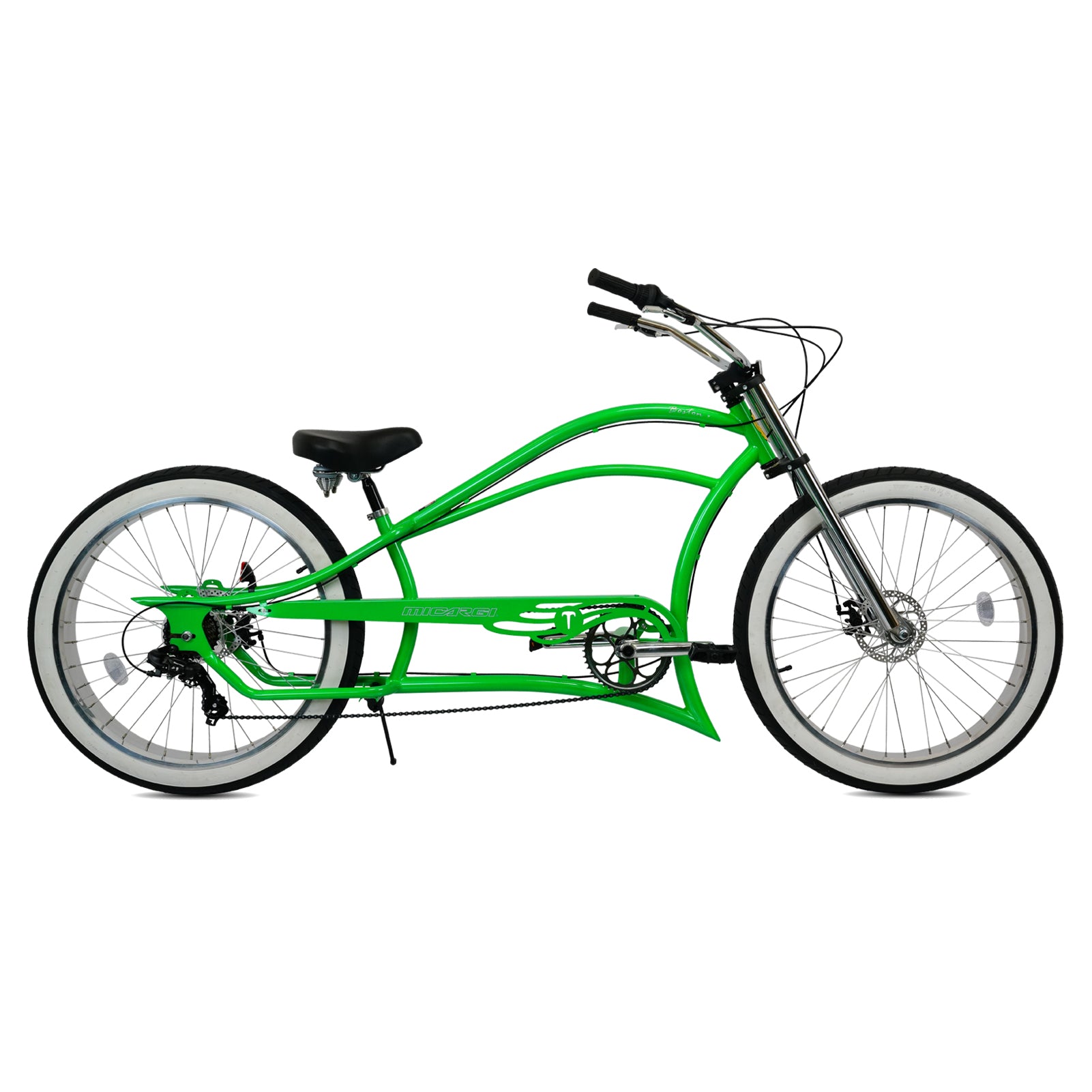 Cyclone Legend Micargi Boston 7 Stretch Beach Cruiser Bike - Micargi Bikes