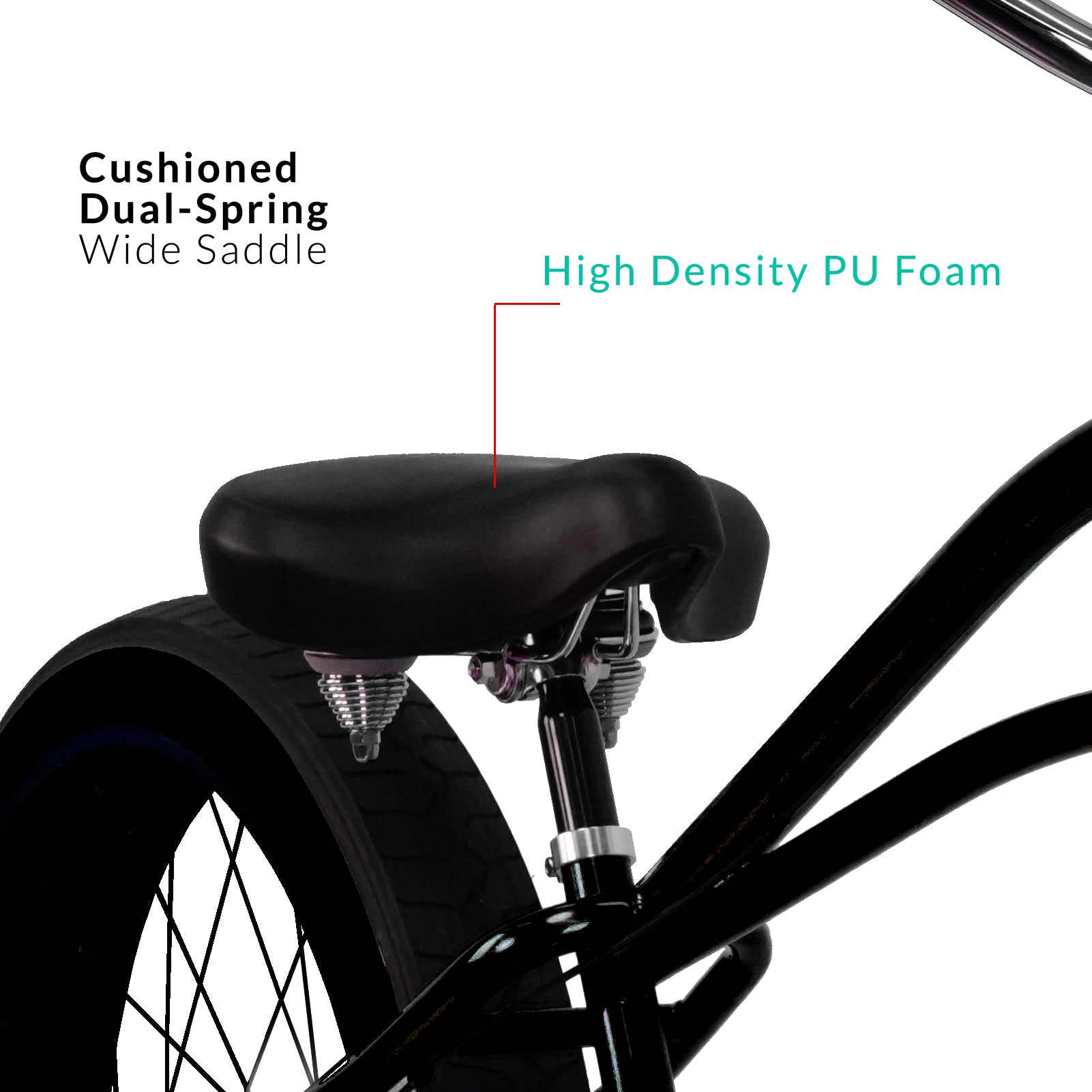 Micargi Boston 7 Stretch Beach Cruiser Bike