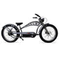 Micargi Cyclone 26" 48V 500W Electric Fat Tire Beach Cruiser bike low handlebar
