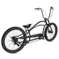 side view of Micargi Boston GT7 Stretch Cruiser Bicycle oversized frame 