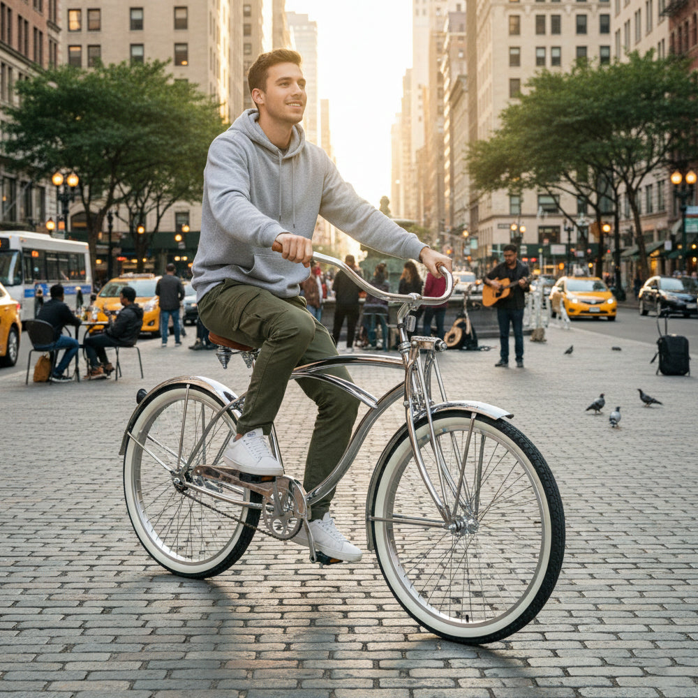 Micargi Cougar GTS Beach Cruiser Bike