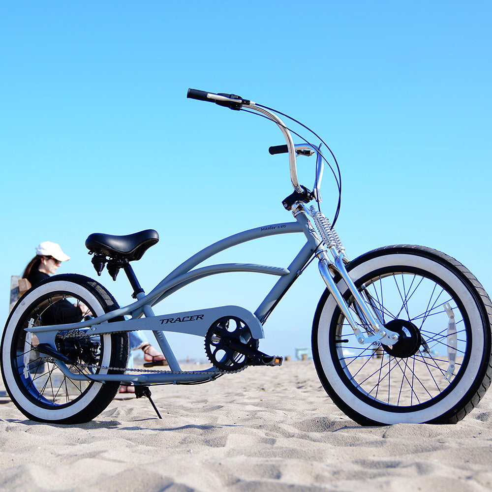 Master 3i 20-inch 3-speed stretch chopper cruiser bike