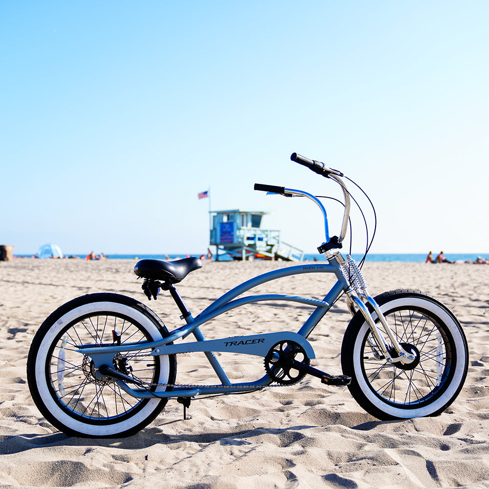 Master 3i 20-inch 3-speed stretch chopper cruiser bike