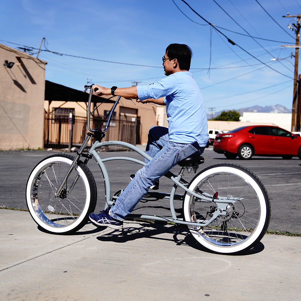 Micargi Boston GT7 Stretch Cruiser Bicycle oversized frame