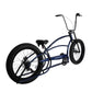 Side View of Micargi Bombita XLE 7/ GT7 Chopper Cruier Bike in Blue 26in