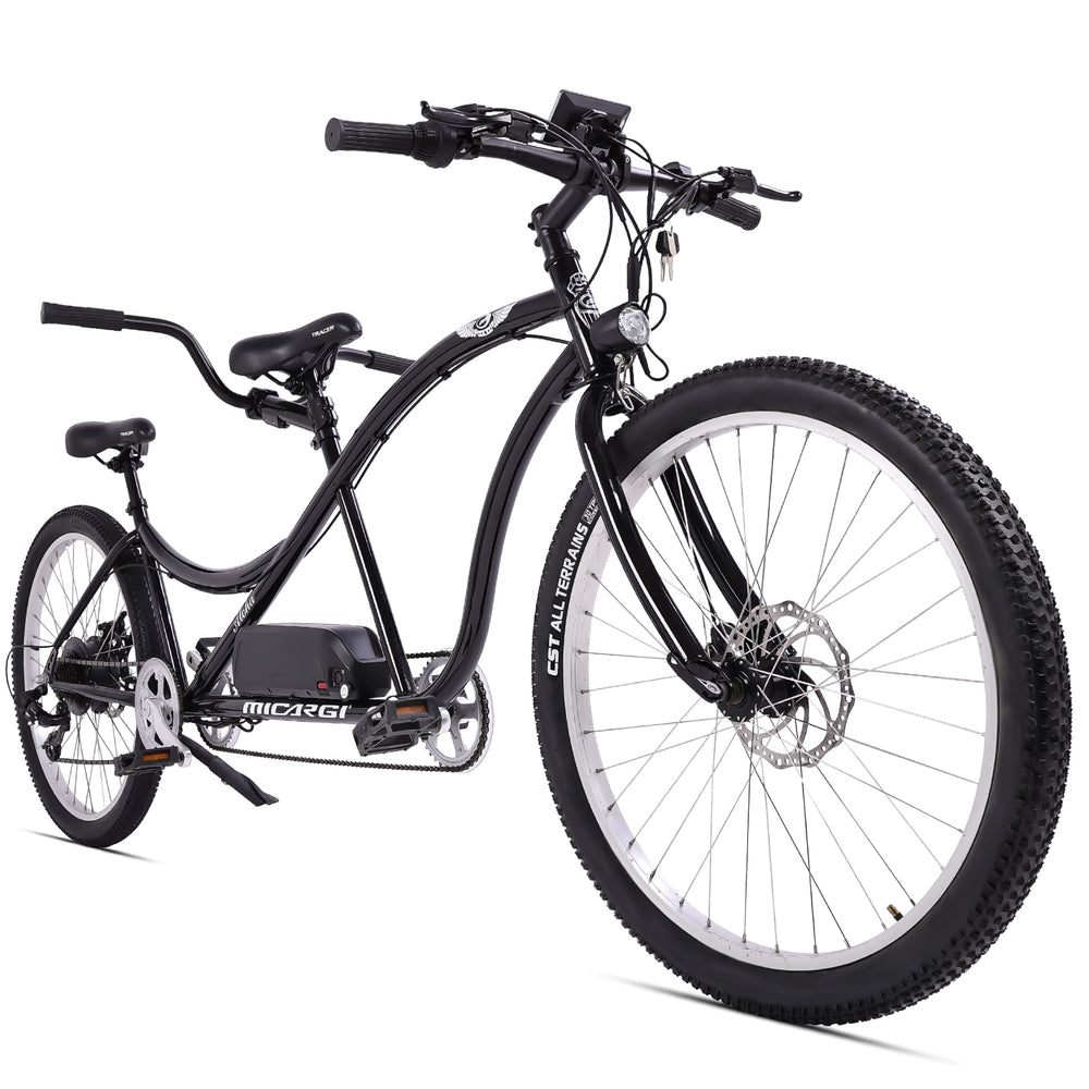 Micargi Aloha 26" Tandem Beach Cruiser Electric Bike