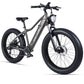 Side view of Micargi Steed Electric Mountain Bicycle bright headlight