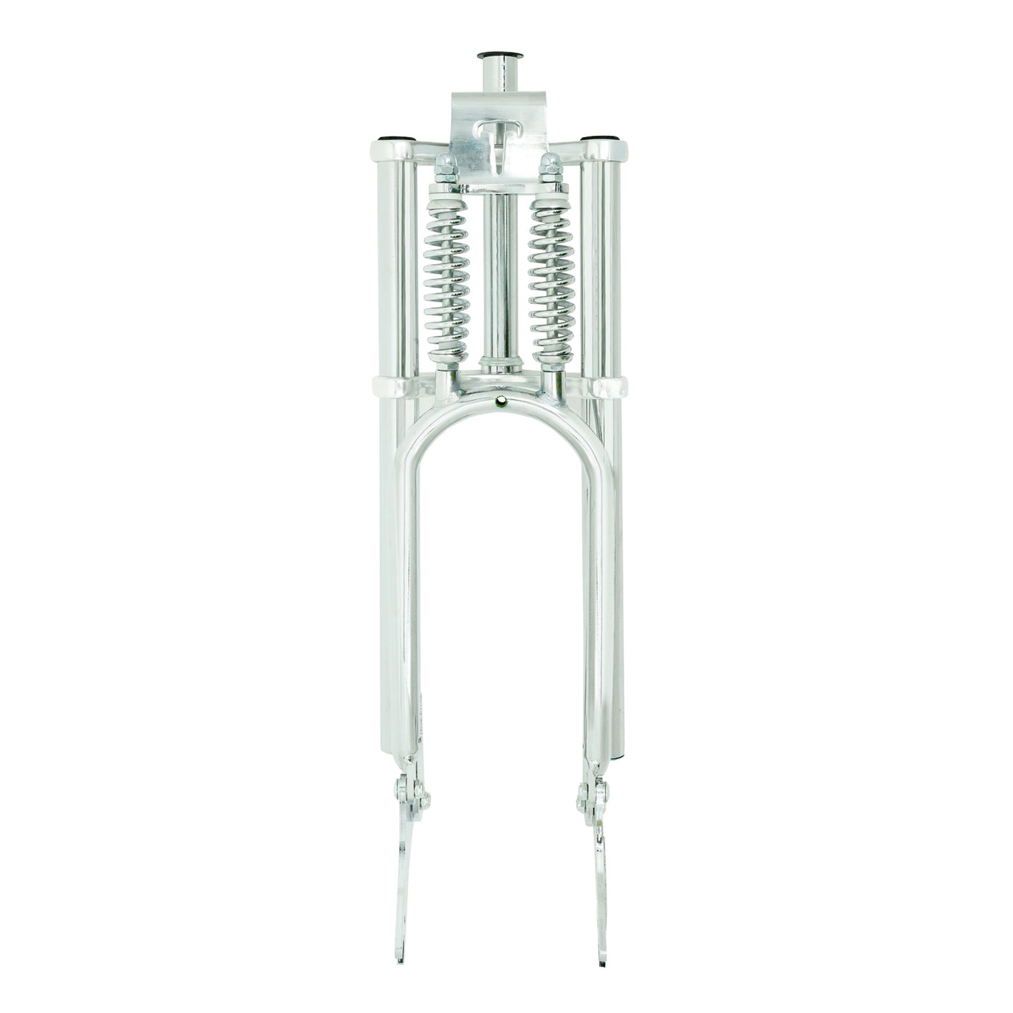 Micargi chrome 26" Classical Triple Tree Dual Springer Fork for Disc Brake 25.4MM(1 inch)