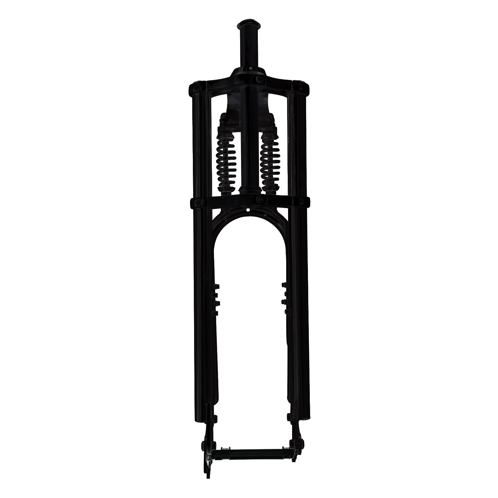 Micargi 26" Over and under dual spring Classical Fork 28.6mm for 3.0 4.0 Fat Tire Black