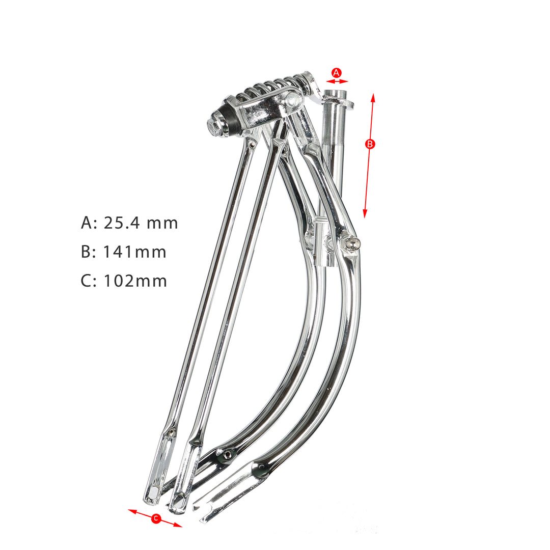 Micargi FK-SP20141102B 20"Lowrider Bike Spring Fork Medium