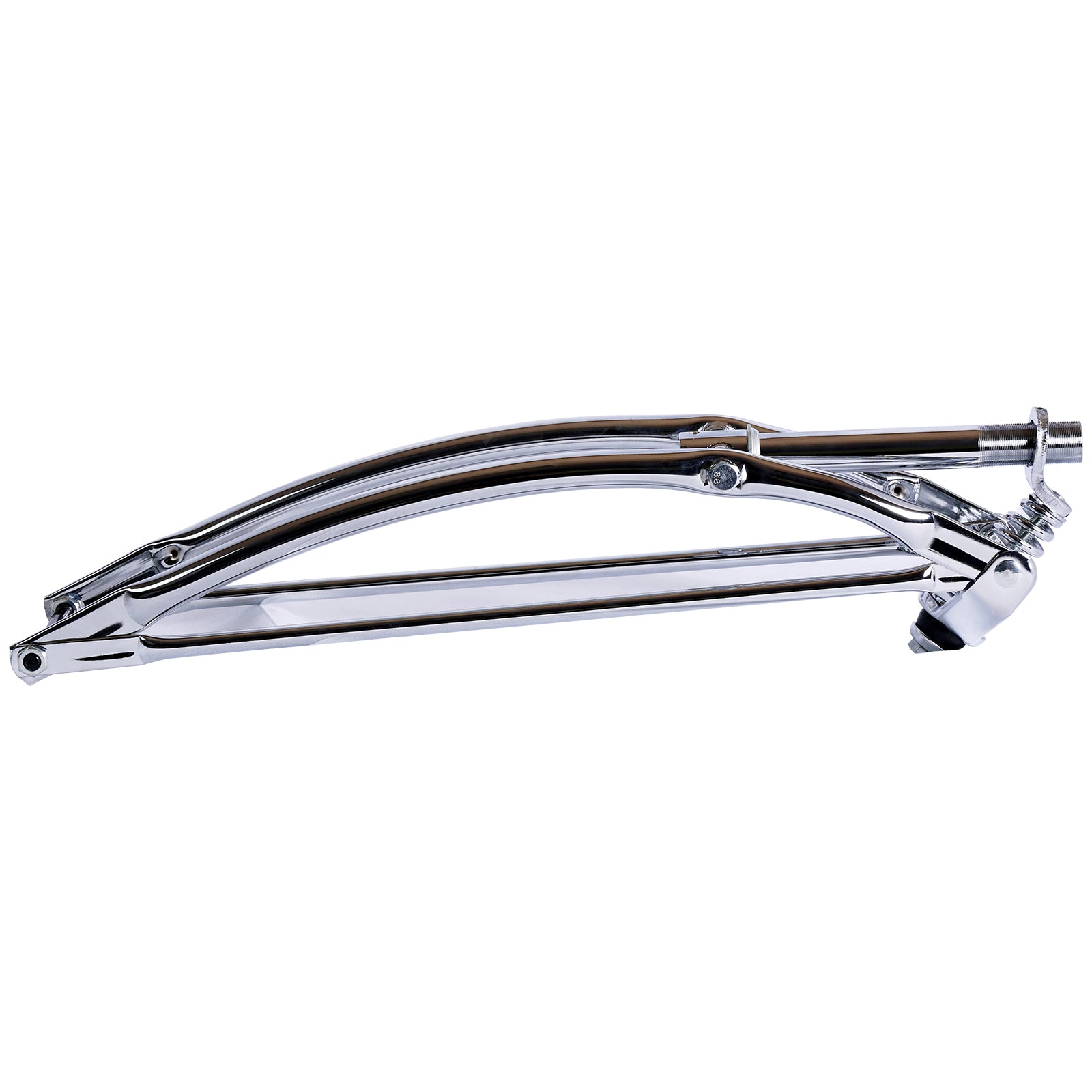 Side View of Micargi Lowrider Classic 1'' Threaded Spring Fork 25.4 mm for Cruiser Bike