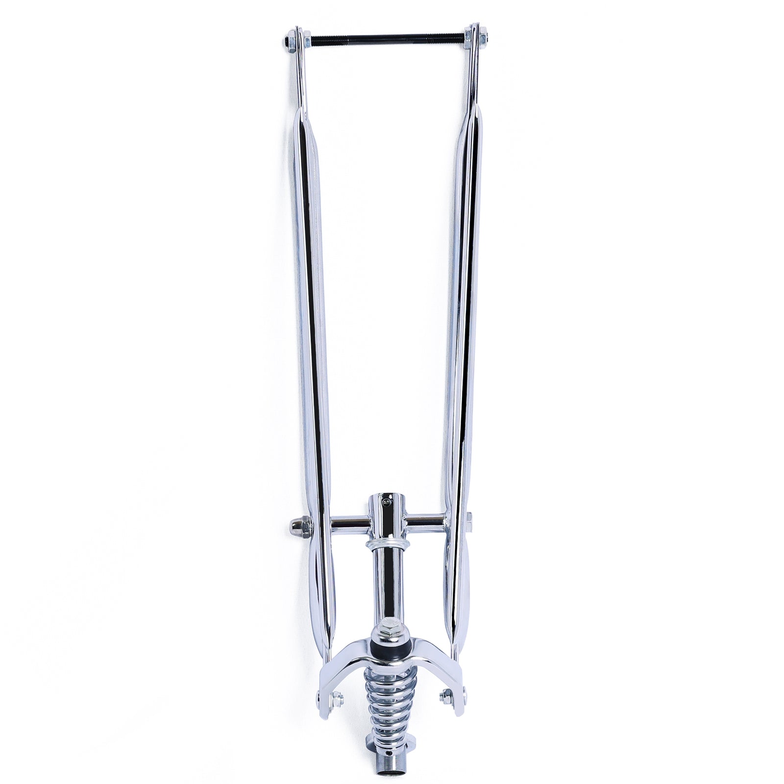 Micargi Lowrider Classic 1'' Threaded Chrome Spring Fork 25.4 mm for Cruiser Bike