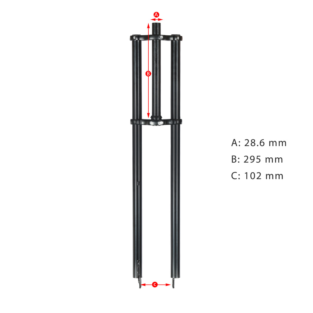 Micargi FK-TP80300102D Triple Tree Fork With Disc Brake Hub Spacing 102MM