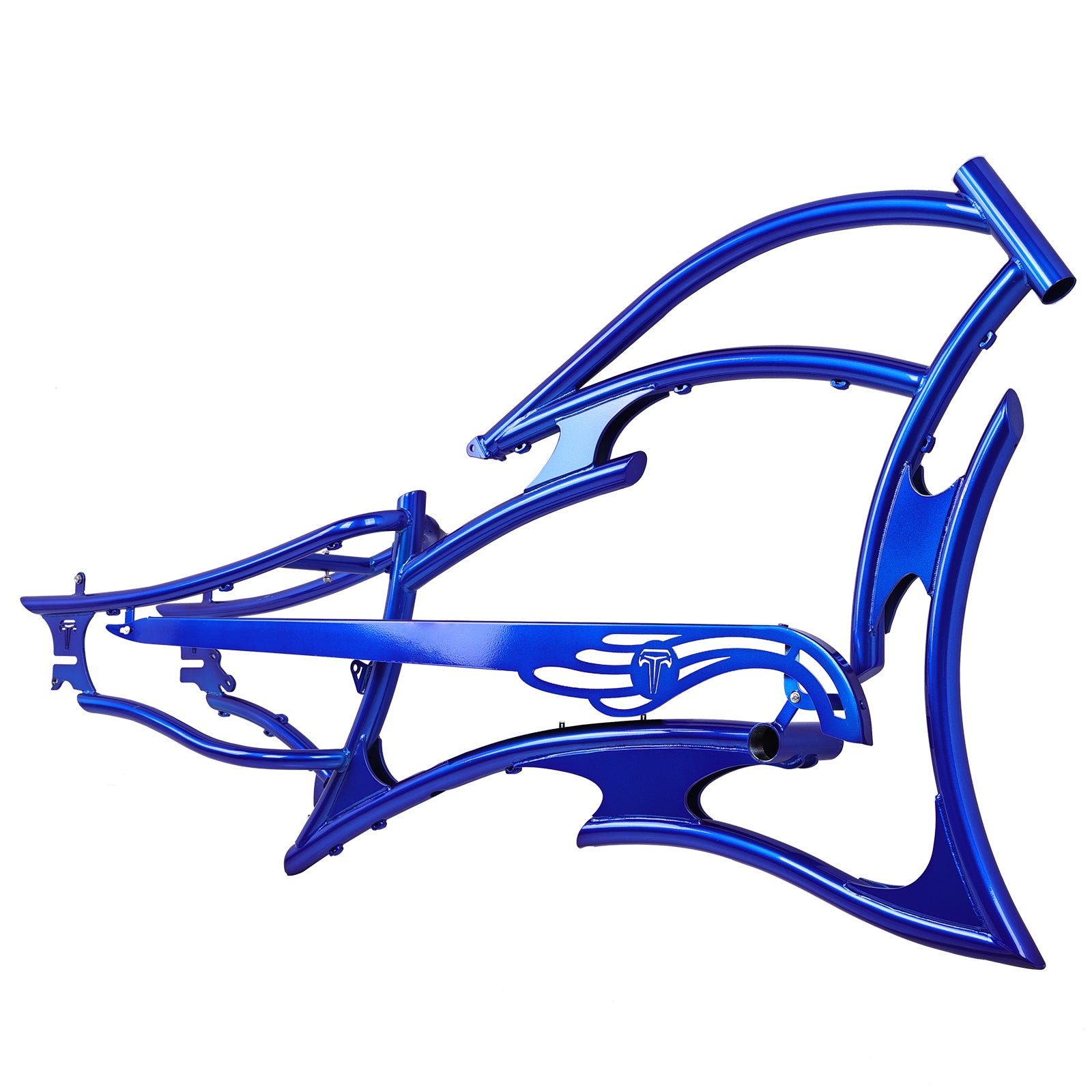 Micargi RAIDER Oversized Frame 7 SPEED Stretch Beach Cruiser Bike 26inch blue