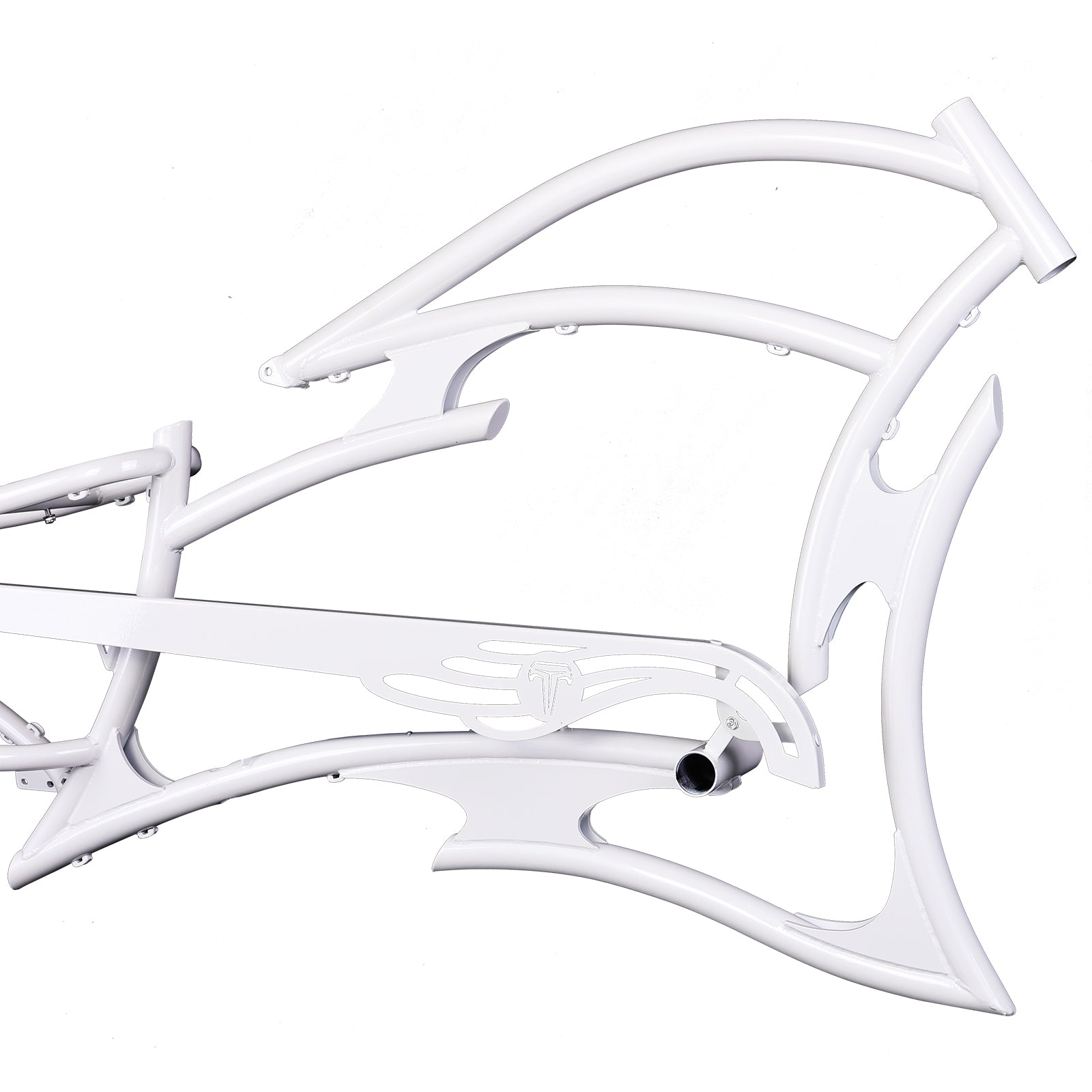 Micargi RAIDER Oversized Frame 7 SPEED for 3.0 4.0 Fat Tire Beach Cruiser Bike 26inch white