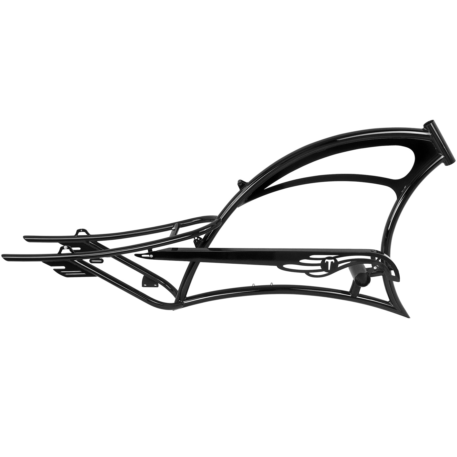 Micargi Scorpion pro dts Bicycle Frame with Fenders and Saddle Single Speed Black