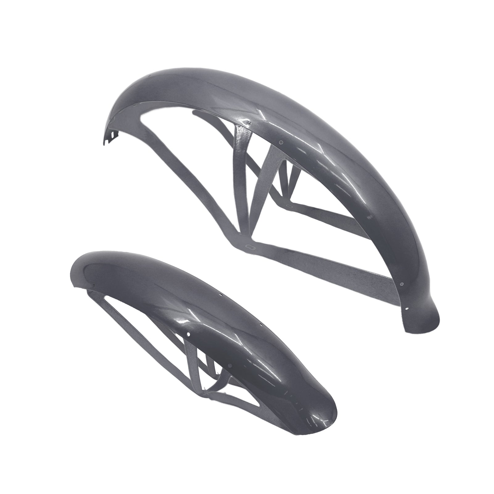 Micargi Boston GT7 Bike Fender Mudguard for 3" Fat Tire Gray