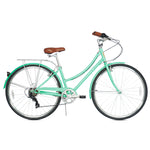 Micargi Kansas Vintage City Bike with rack 7-Speed 26 inch for women