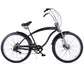 Micargi Largo GT7 Beach Cruiser Bike 7-Speed 29" black triple tree fork