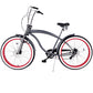 Micargi Largo GT7 Beach Cruiser Bike 7-Speed 29" grey