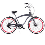 Micargi Largo GT7 Beach Cruiser Bike 7-Speed 29" grey