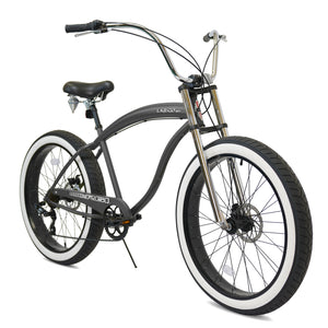 Micargi Largo GT7 26" Beach Cruiser Bike 7-Speed