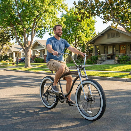Micargi Largo GT7 26" Beach Cruiser Bike 7-Speed