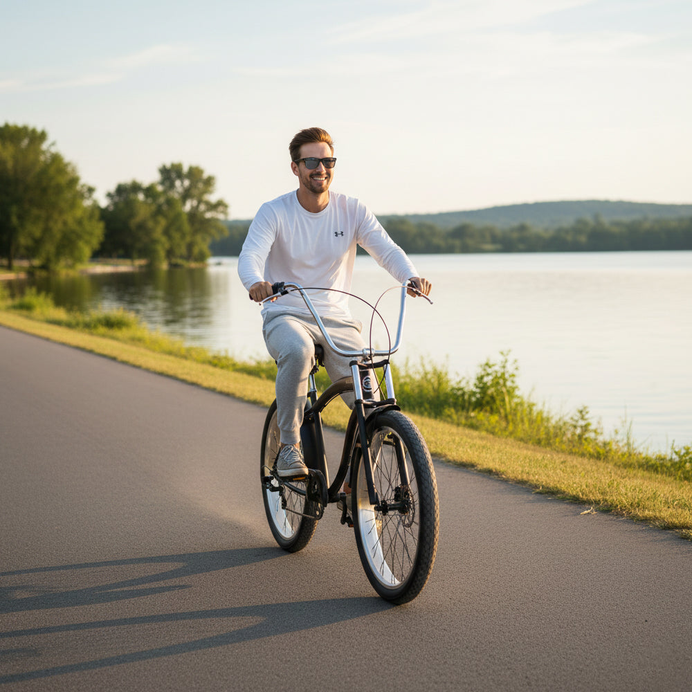 Micargi Largo GT7 29" Beach Cruiser Bike 7-Speed