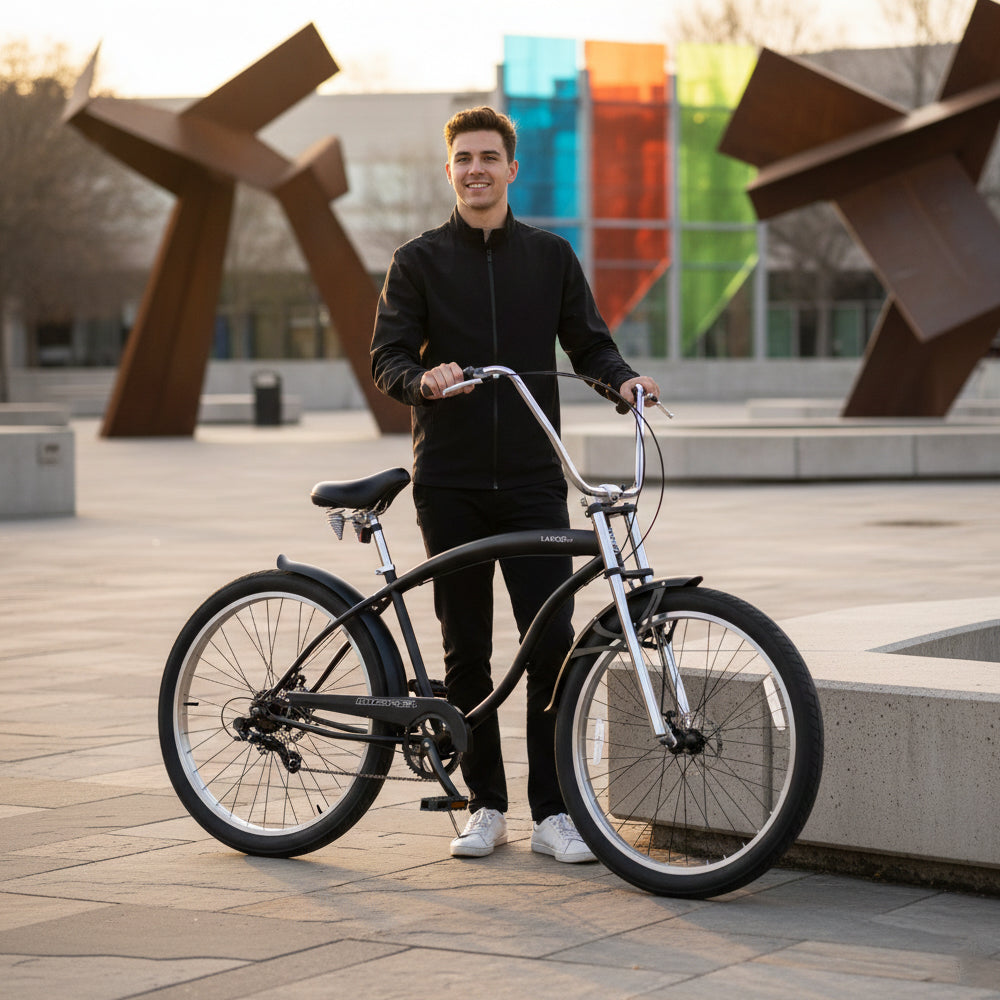 Micargi Largo GT7 29" Beach Cruiser Bike 7-Speed