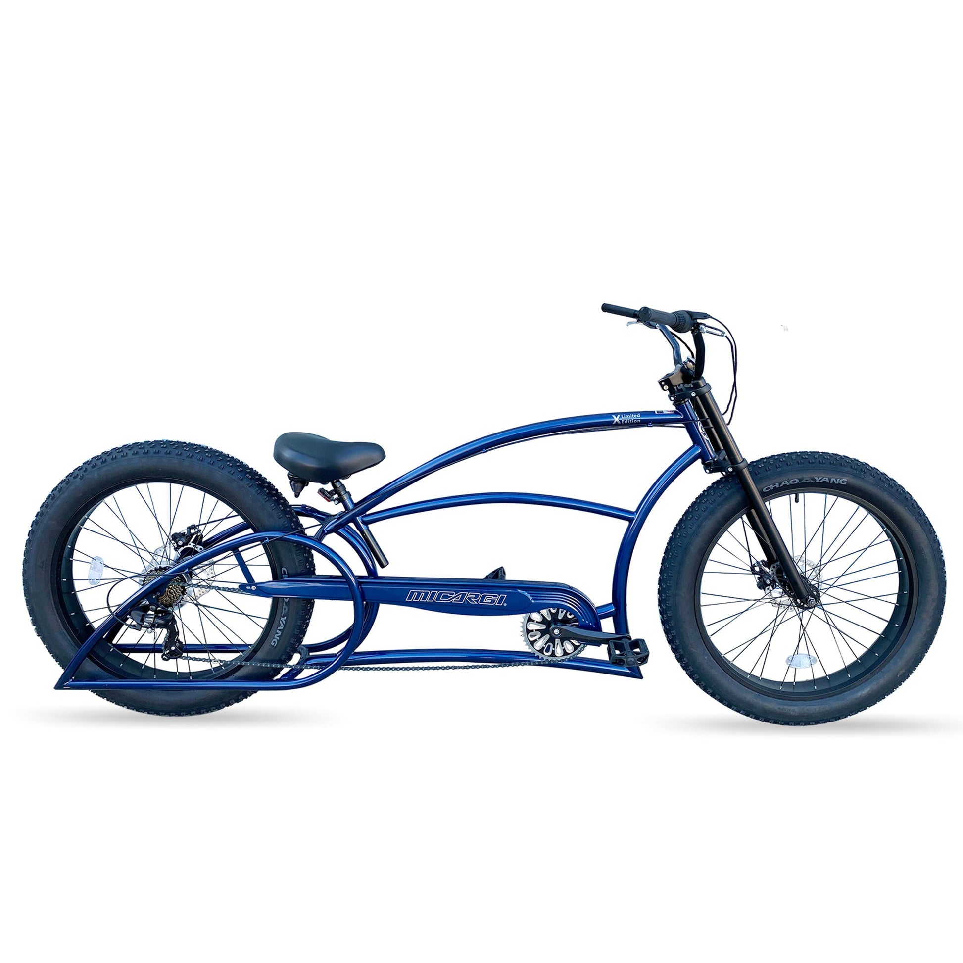 Micargi Bombita XLE 7/ GT7 Chopper Cruier Bike with Low-rider Handlebar