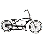 Micargi Bronco3.0 26" Cruiser Beach Bike in matte black coaster brake