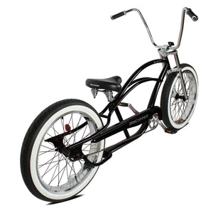 side view of Micargi Bronco3.0 26" Cruiser Beach Bike fat tire single speed