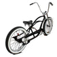 side view of Micargi Bronco3.0 26" Cruiser Beach Bike stretch frame