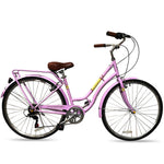 Micargi EMMY V7 Step-Thru City Bike Disc Brake 7-speed in Pink
