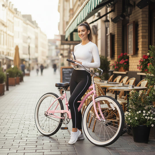 Micargi Pantera 26 Inch Women's Beach Cruiser Bike 1 Speed/ 7 Speed