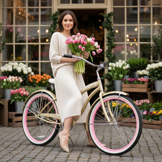 Micargi Rover GX  26" Beach Cruiser Bike for Women