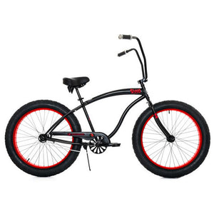 Micargi Slugo A Male 26" Beach Cruiser Bike with 1-Speed coaster Brake and FAT Tires