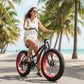 Micargi Slugo SS Female 26"*4" Fat Tire with 7-Speed Disc Brake Beach Cruiser Bike