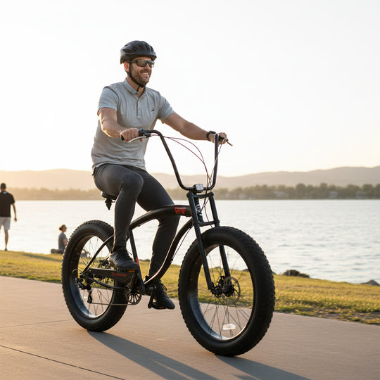 Micargi Slugo SS 26"*4.0" Fat Tire Beach Cruiser Bike