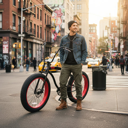 Micargi Slugo SS 26"*4.0" Fat Tire Beach Cruiser Bike