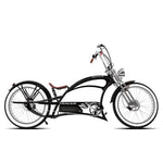 Severus DTS black 800W electric chopper stretch cruiser e-bike