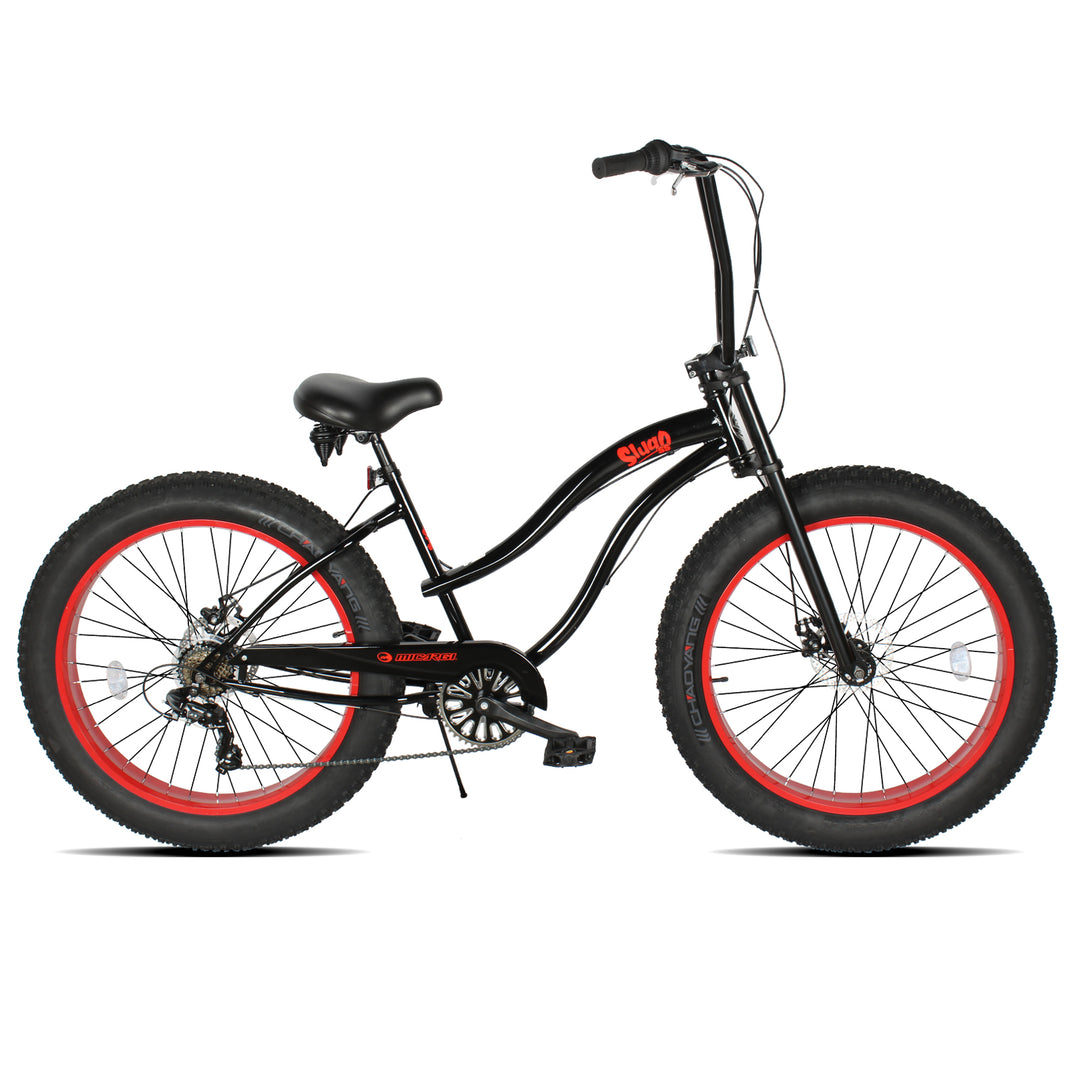 Micargi Slugo SS Beach Cruiser Bike 26"*4" Fat Tire with 7-Speed Disc Brake