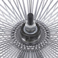 Close up of Micargi 26"X3"X13GX140H Aluminum Polish Fat Rims Wheel Set