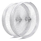 Side view of Micargi 26"X3"X13GX140H Aluminum Polish Fat Rims Wheel Set with Disc Brake