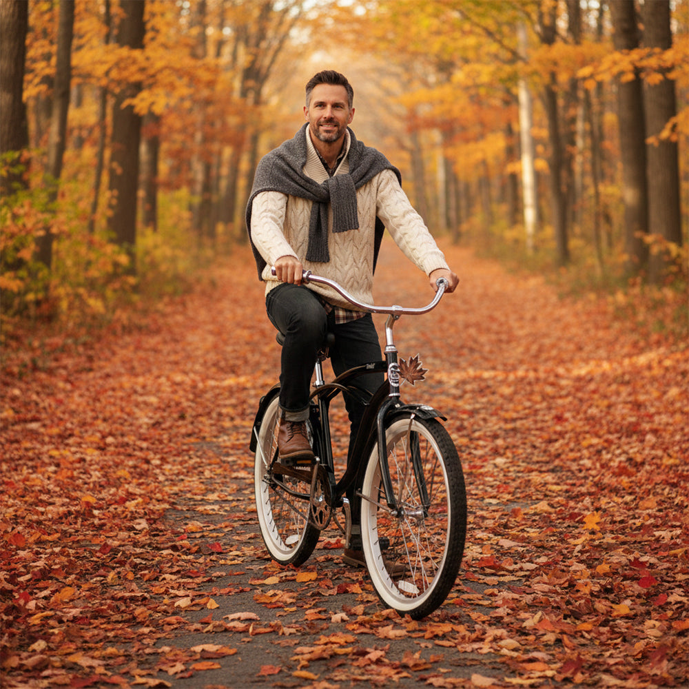 Micargi Tahiti Single Speed 26 Inch Men's Beach Cruiser Bike