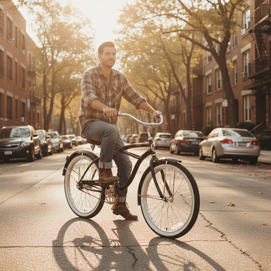 Micargi Tahiti Single Speed 26 Inch Men's Beach Cruiser Bike