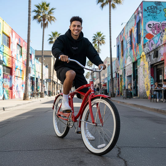 Micargi Tahiti Single Speed 26 Inch Men's Beach Cruiser Bike